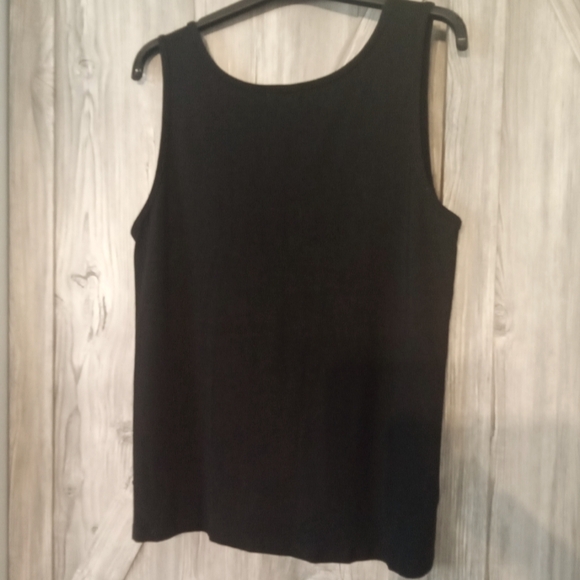 New Papa Black Bamboo Sleeveless Top XL - Picture 2 of 5